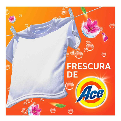 Detergente Lavandería En Polvo Ace Regular Ropa Color 648g