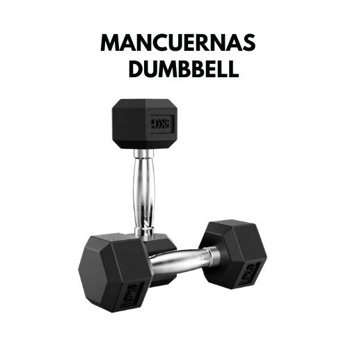 Mancuernas Hexagonales Dumbbell De 7.5 Kg Par