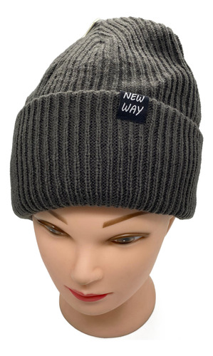 Gorro Beanie New Way Adulto Otoño/invierno Sustentable