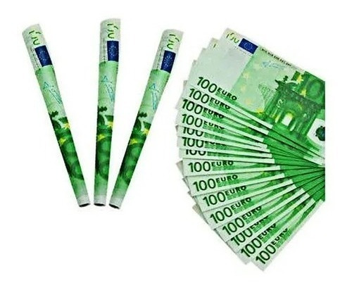 Cuero Rolling Papers Billete Euro Honeypuff 24 Hojas