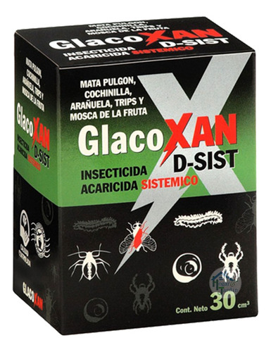 Glacoxan® D-sist 30cc Insecticida Cochinilla PuLGón Arañuela