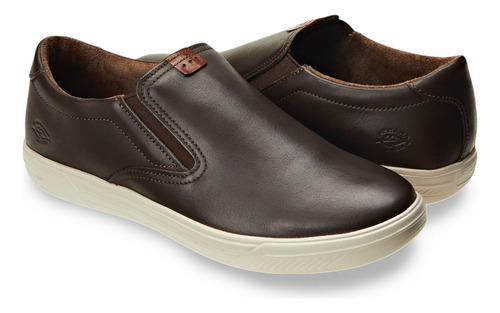 Tênis Masculino Slip-on Pegada 110402-04 Couro Casual