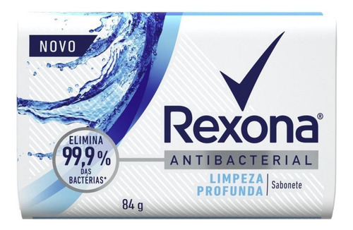 Rexona Sabonete em Barra Antibacterial Limpeza Profunda 84g