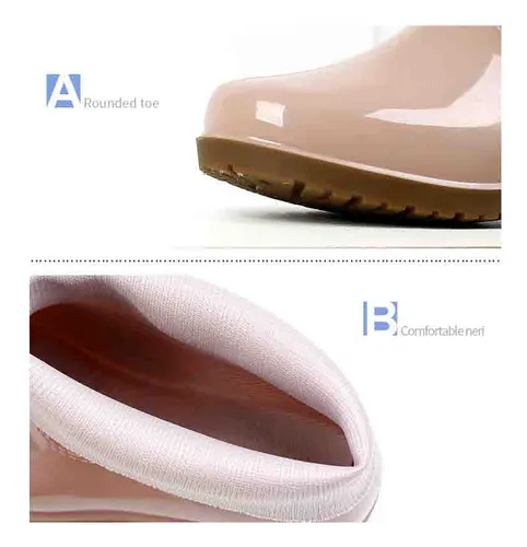 Bota De Lluvia De Goma Galocha, Ideal Para La Limpieza Del J