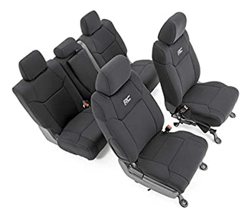 Rough Country F&r Neoprene Seat Covers For 14-20 Tundra Crew