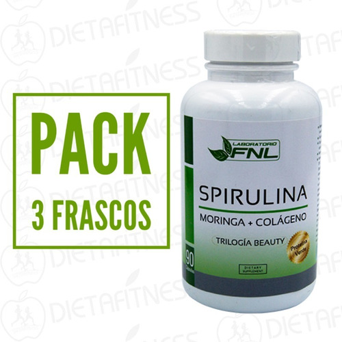 Spirulina + Moringa + Colageno Pack 3 Unidades - Providencia