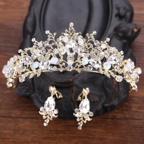 comprar Bisuteria Novias Tiara Collar Gargantilla Cristal Xv Años 