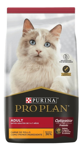 Imagen 3 de 3 de Purina Pro Plan Optiprebio Gato Adulto - Pollo/Arroz - 7.5 kg - 7.5 kg - Bolsa - Seca - Unidad - 1