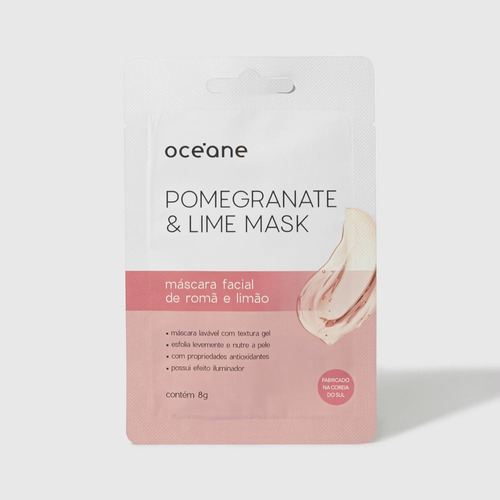 Pomegranate And Lime Mask-másc Romã E Limão./unica Tipo de pele Normal