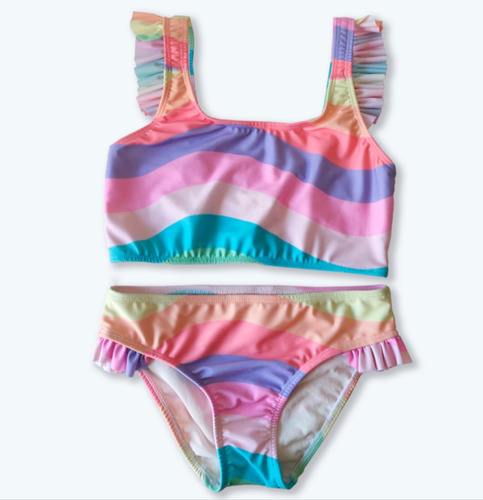 Malla Bikini Nena Niña Premium Proteccion  Uv50 Anticloro