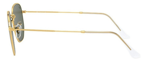 Lentes De Sol Ray-ban I-shape Hexagonal Rb3548 Dorado Green Polished Gold Polished Gold