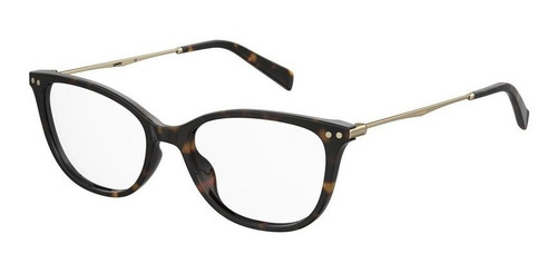 Lentes Levis Lv5021 086 Marrón Oftalmico Color Havana 086