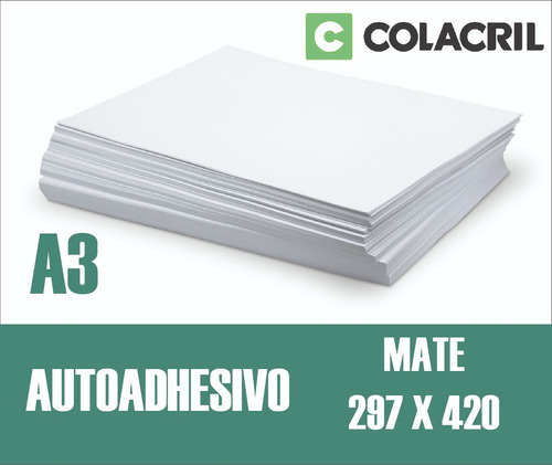 Papel Autoadhesivo Obra A3 50 Hojas