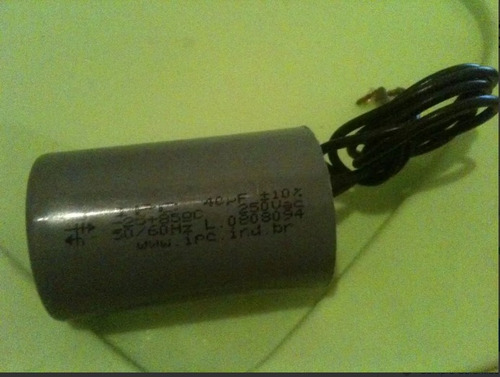 Capacitor Partida 40uf 250vac P/ Diversos Motores Ipc