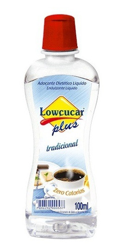 Adoçante Dietético Liquido Plus Tradicional 100ml - Lowçucar