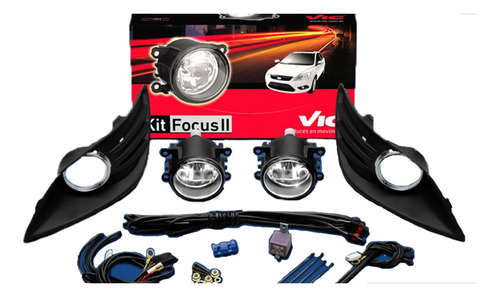 Kit Faros Auxiliares Antiniebla Compatible Con Ford Focus 2