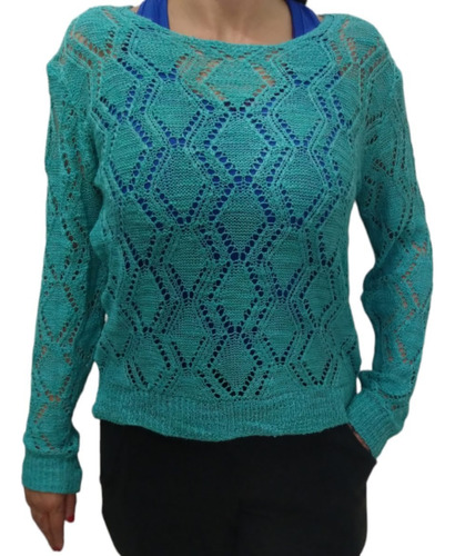 Sweater Calado Mujer 