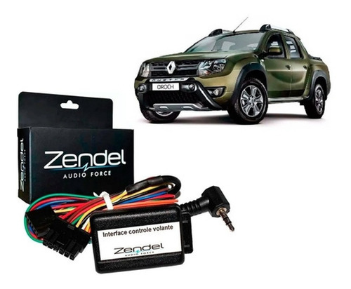 Interface Controle Volante Renault Oroch Zendel