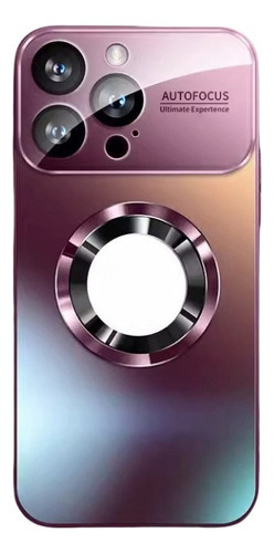 A Capa Magnética Nano Prateada Janela Grande Para iPhone 16