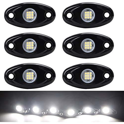 6 Pods De Luces Led Rock Blancas Jeep, Todoterreno, Coc...