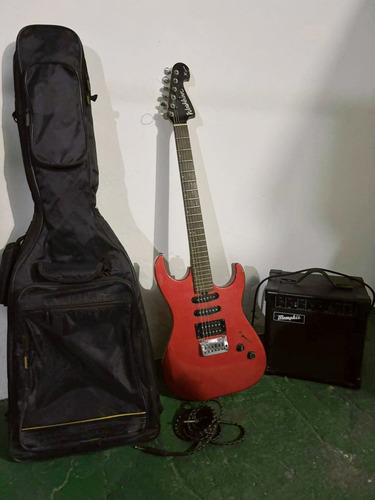 Guitarra Electrica Washburn Y Amplificador - Con Uso