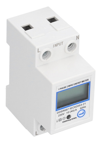 Medidor Eléctrico Lcd Multifuncional De Energía Monofásico D
