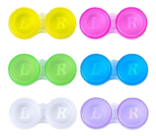10 Estuches Para Lentes De Contacto Pack De Varios Colores