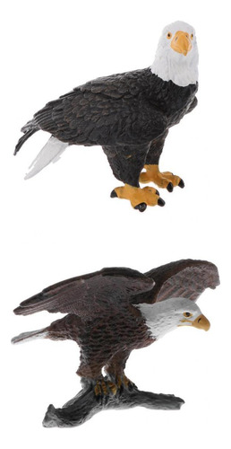 2 Unids Modelo Animal De Acción De Niños Juguete Águila
