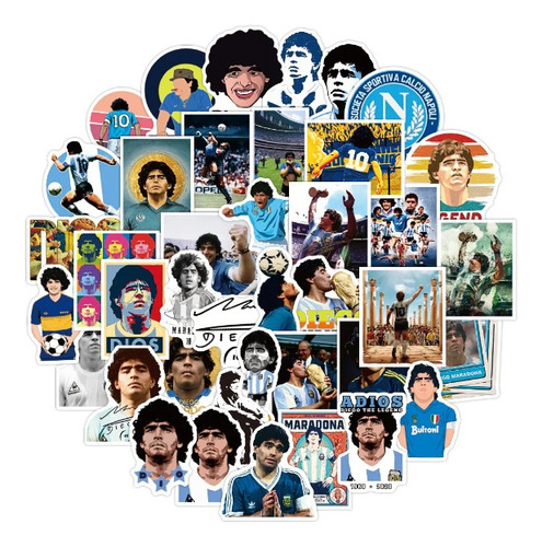  50 Stikers De Maradona, El 10 Argentino Campeón Del Mundo