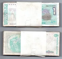 Comprar Argentina Fajo Lote X100 Billetes 1 Austral Circulados Ofert