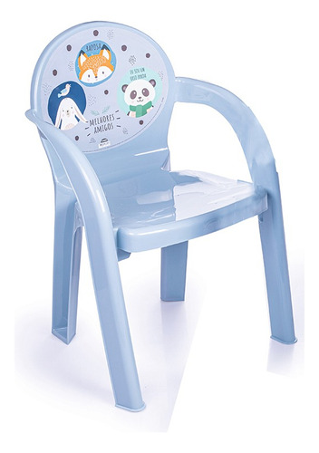 Silla Plástica Infantil Pvc Varios Diseños