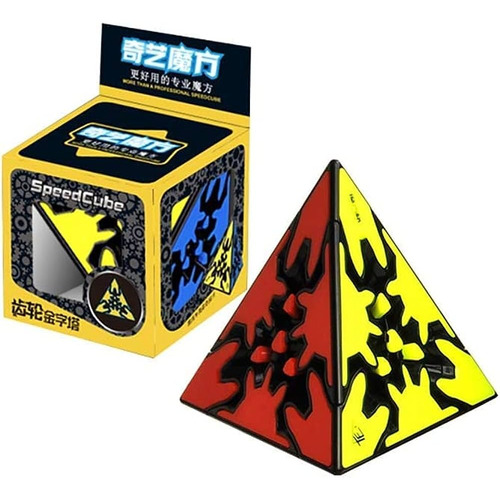 Gear Pyraminx 3x3 Cubo Rubik Piramide Qiyi Engrane Buen Giro