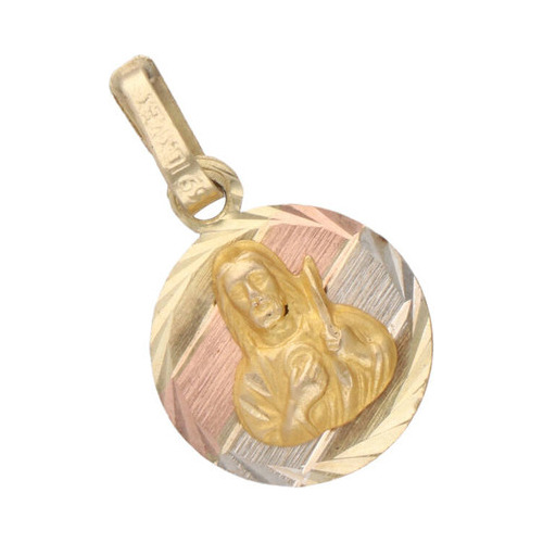 Medalla De 10k Oro Amarillo, Motivo Jesús 1.2 Gramos