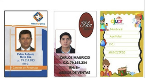 Carnet En Pvc Kit De 90 Unidades