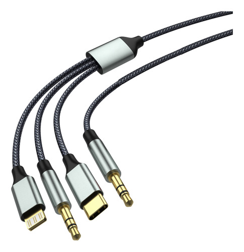 Cable De Audio Lightning A 0.138 in, Cable Auxiliar Usb C A