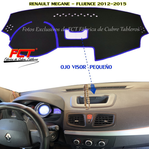 Cubre Tablero - Renault Megane - 2012 2013 2014 2015 Fct®