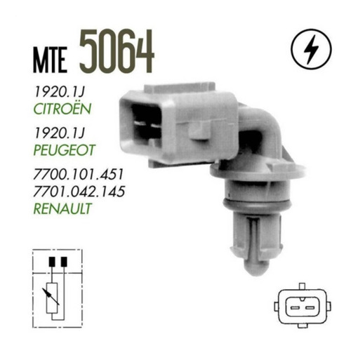 Sensor Temperatura Aire Renault Fluence 2010 - 2011 1.6l Mte