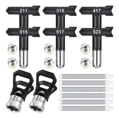 Kit Boquilla Airless Frac 5 Boquilla De Pulverización Negra