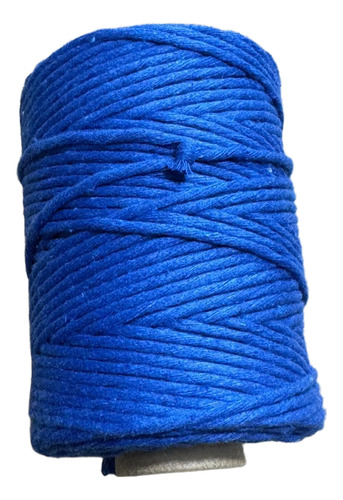 Cordon De Algodon 36 Hebras X 100 Mts Macrame Azul