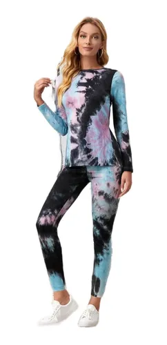 comprar Conjuntos Dama Outfit Tie Dye Importados