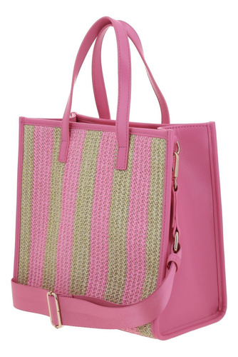Bolso Satchel De Rafia Madison Chenson Md25010-p Dama