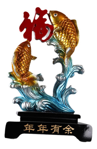 Estatua De Carpa Feng Shui, Salto De Carpa, Regalo De