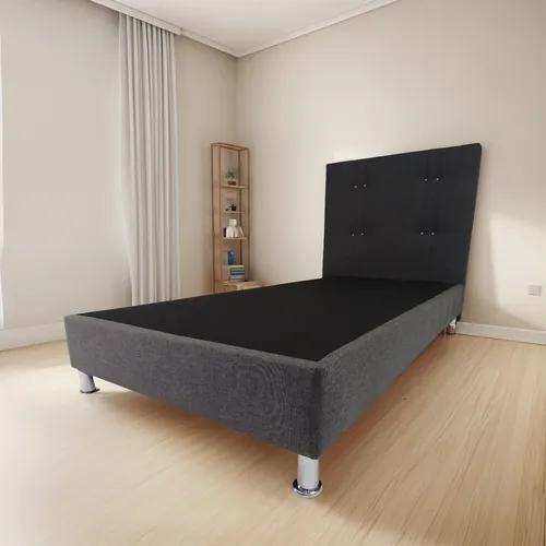 Combo Base Cama + Cabecero Entero - 120 X190 - Semidoble C