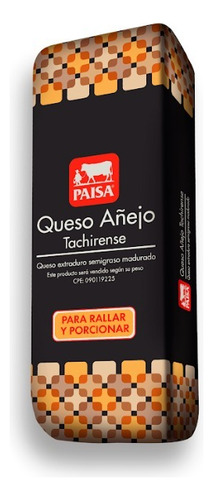 Barra Queso Añejo Tachirense Paisa (2,8kg)