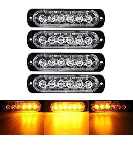 Xt Auto 6led Coche Camión Baliza De Emergencia Peligro