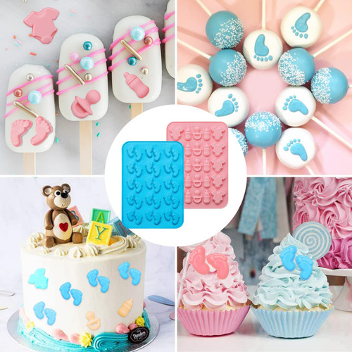 Webake Molde Silicona Pies Bebé Chupete Biberón Mmg