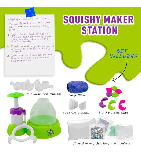 Herramienta De Slime Doctor Squish, Brilla Con Glitter