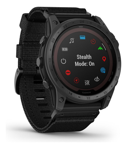 Smartwatch Reloj Tactix 7 Pro Solar Garmin Musica Mapa Gps Color de la caja Negro Color de la malla Negro Color del bisel Negro Diseño de la malla negro EMEA