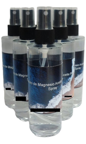 Aceite De Magnesio Y Msm 110ml Spray (paquete De 6)