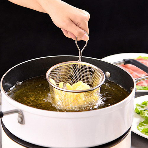 Escurridor De Cocina De Acero Inoxidable Con Asa Pequeño